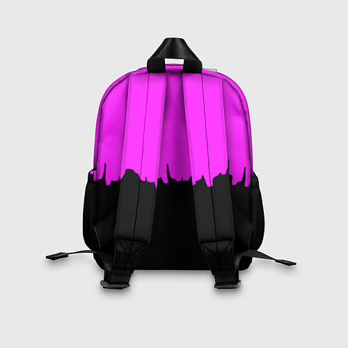 Детский рюкзак Tekken розовая геометрия / 3D-принт – фото 2