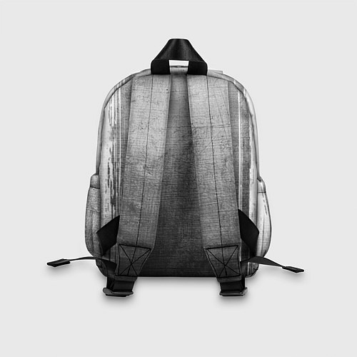 Детский рюкзак Ajax - grey gradient по-центру / 3D-принт – фото 2
