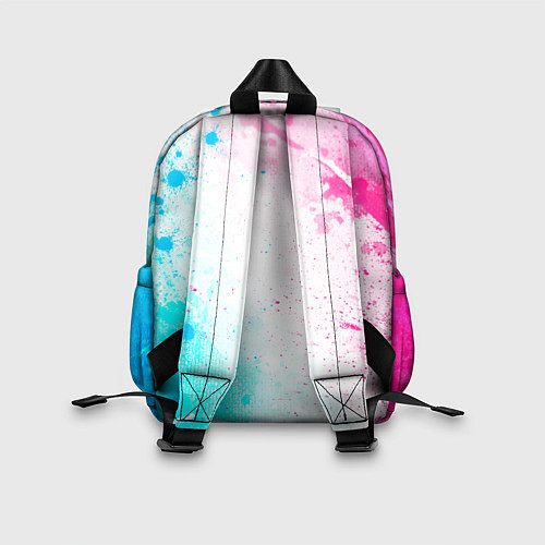 Детский рюкзак Monaco neon gradient style по-центру / 3D-принт – фото 2