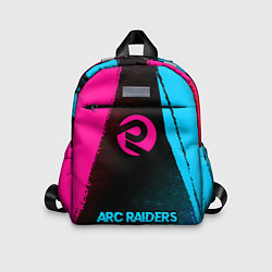 Детский рюкзак ARC Raiders - neon gradient по-центру, цвет: 3D-принт