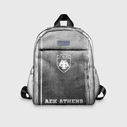 Детский рюкзак AEK Athens - grey gradient по-центру, цвет: 3D-принт