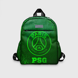 Детский рюкзак PSG - green gradient, цвет: 3D-принт