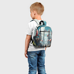 Детский рюкзак Планета фантастика, цвет: 3D-принт — фото 2