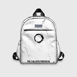 Детский рюкзак The Callisto Protocol glitch на светлом фоне по-це, цвет: 3D-принт