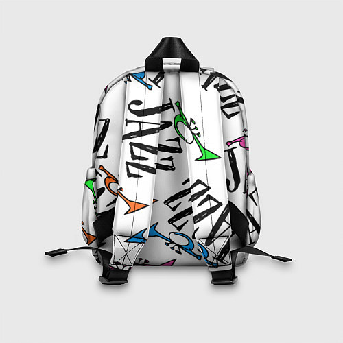 Детский рюкзак Just jazz in color / 3D-принт – фото 2