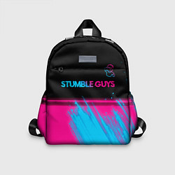 Детский рюкзак Stumble Guys - neon gradient посередине