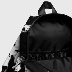 Детский рюкзак Серый огонь герб, цвет: 3D-принт — фото 2