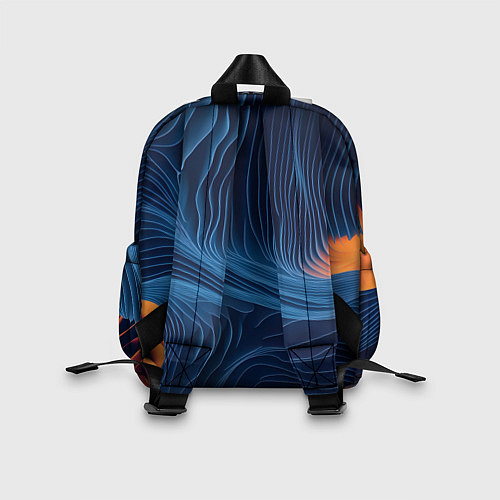 Детский рюкзак Абстрактная иллюзия / 3D-принт – фото 2