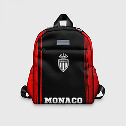Детский рюкзак Monaco - red gradient по-центру, цвет: 3D-принт