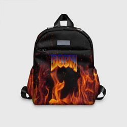 Детский рюкзак Doom fire steel logo