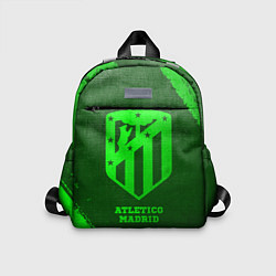 Детский рюкзак Atletico Madrid - green gradient, цвет: 3D-принт