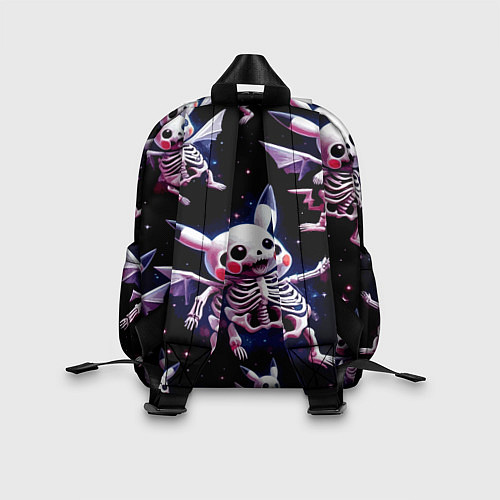 Детский рюкзак Паттерн из покемон скелетиков / 3D-принт – фото 2