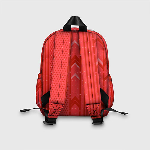 Детский рюкзак Закулисье красные обои / 3D-принт – фото 2