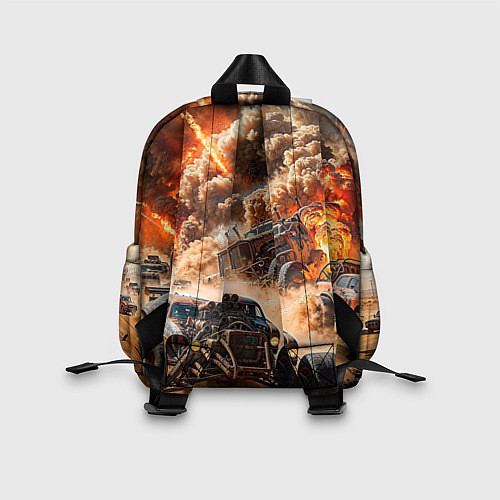 Детский рюкзак Mad Max - explosion cars / 3D-принт – фото 2