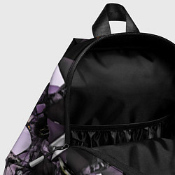 Детский рюкзак Чёрно-жёлтый камень, цвет: 3D-принт — фото 2