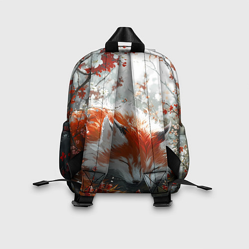 Детский рюкзак Милая лисичка в лесу / 3D-принт – фото 2