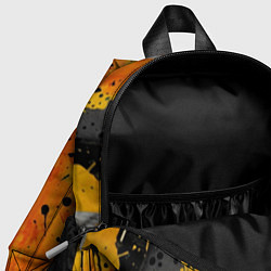 Детский рюкзак Фортнайт на фоне разлитых красок, цвет: 3D-принт — фото 2