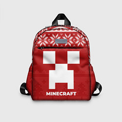 Детский рюкзак Новогодний Minecraft