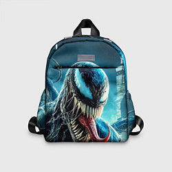 Детский рюкзак Venom in metropolis - ai art neon fantasy