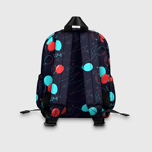 Детский рюкзак Воздушные шары для праздника / 3D-принт – фото 2