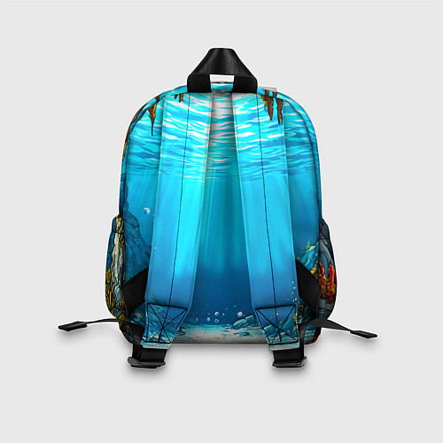 Детский рюкзак Акула в океане / 3D-принт – фото 2