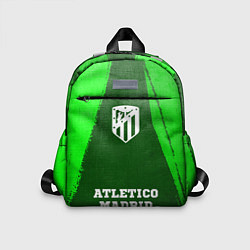 Детский рюкзак Atletico Madrid - green gradient по-центру, цвет: 3D-принт