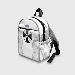 Детский рюкзак Resident Evil white poly, цвет: 3D-принт — фото 2
