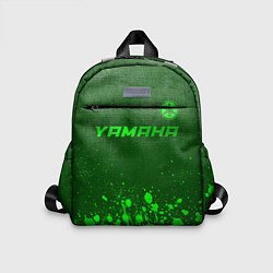 Детский рюкзак Yamaha - green gradient посередине