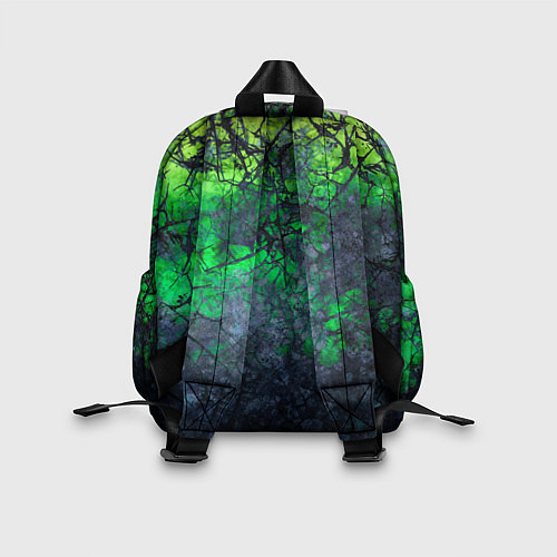 Детский рюкзак Абстракция - acid web / 3D-принт – фото 2