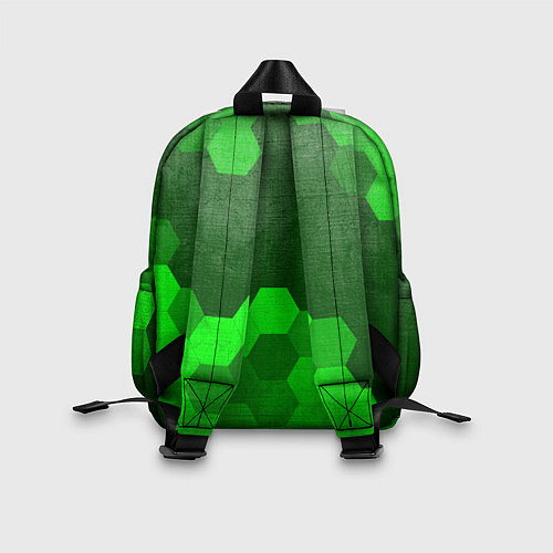 Детский рюкзак Mass Effect - green gradient посередине / 3D-принт – фото 2