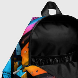 Детский рюкзак Абстракция с граффити, цвет: 3D-принт — фото 2