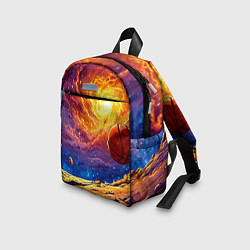 Детский рюкзак Баскетбольный мяч и космос, цвет: 3D-принт — фото 2