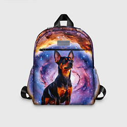 Детский рюкзак Пинчер в космосе, цвет: 3D-принт