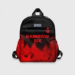 Детский рюкзак Rainbow Six - red gradient посередине