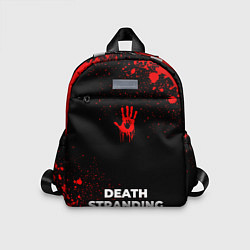 Детский рюкзак Death Stranding - red gradient по-центру, цвет: 3D-принт