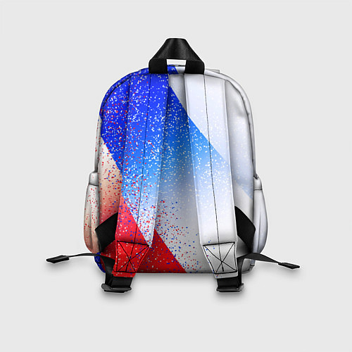 Детский рюкзак Цвета флага России абстрактный / 3D-принт – фото 2