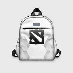 Детский рюкзак Dota white poly, цвет: 3D-принт