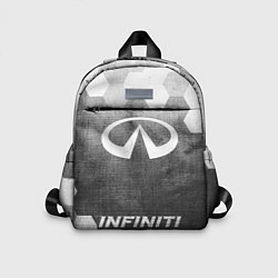 Детский рюкзак Infiniti - grey gradient по-центру, цвет: 3D-принт