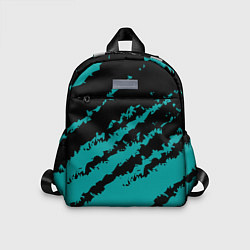 Детский рюкзак The color is black and light blue, цвет: 3D-принт