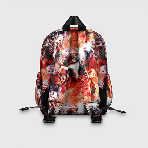 Детский рюкзак Огненные перья / 3D-принт – фото 2