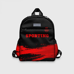 Детский рюкзак Sporting - red gradient посередине