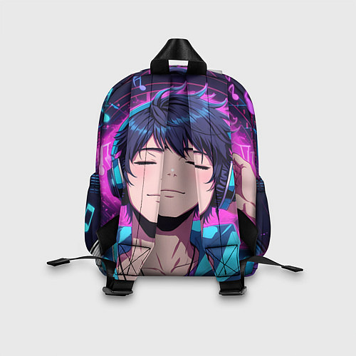 Детский рюкзак Любитель музыки / 3D-принт – фото 2