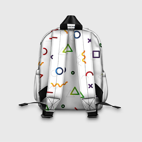 Детский рюкзак Геометрический хаос / 3D-принт – фото 2