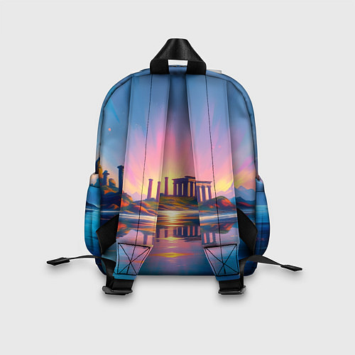 Детский рюкзак Античный островок / 3D-принт – фото 2