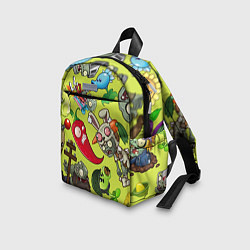 Детский рюкзак Растения против зомби с героями, цвет: 3D-принт — фото 2