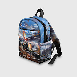 Детский рюкзак Сленг геймеров танкистов, цвет: 3D-принт — фото 2