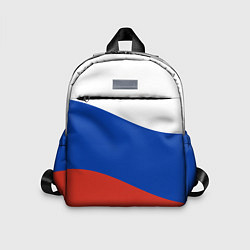 Детский рюкзак Флаг России волной, цвет: 3D-принт