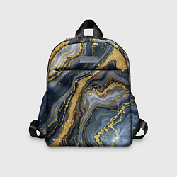 Детский рюкзак Золотые диагонали, цвет: 3D-принт