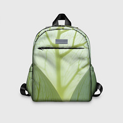 Детский рюкзак Макро съемка листа, цвет: 3D-принт