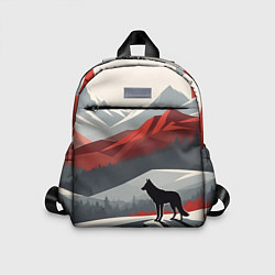 Детский рюкзак Лиса и красные горы